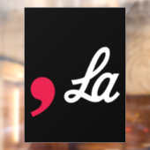 カンマ・ラおもしろい句読点Kamala Harris ウィンドウサイン (シート2)