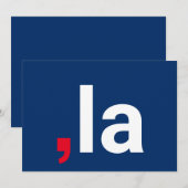 カンマ・ラ・カマラおもしろい発音赤白青 (正面/裏面)