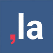 カンマ・ラ・カマラおもしろい発音赤白青 シール (正面)