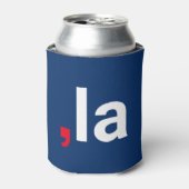 カンマ・ラ・カマラおもしろい発音赤白青 缶クーラー (缶正面)