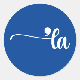 カンマLa | カマラハリスブルー ラウンドシール