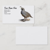 カンムリウズラ#1 名刺 (正面/裏面)