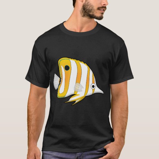 カンムリチョウチョウウオ Tシャツ (正面)