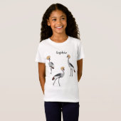 カンムリヅル Tシャツ (正面フル)