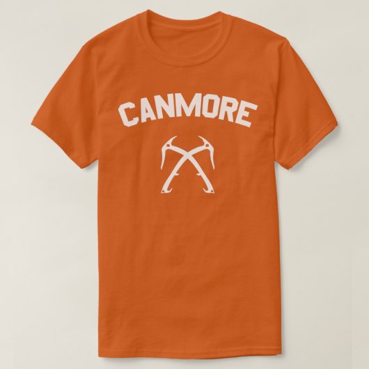 カンモアアイス登山 Tシャツ (デザイン正面)