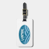 カンモアアルバータアウトドア ラゲッジタグ (正面縦)