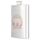 カンモアアルバータレトロベア フラスク (左)