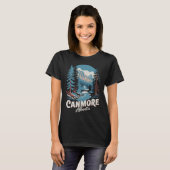 カンモア・アルバータ・カナダ。 Tシャツ (正面フル)