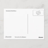 カンヴァスバックダックデコイ葉書 ポストカード (裏面)
