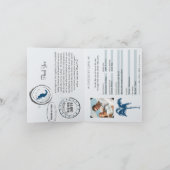 カン・クン メキシコ パスポート ウェディング インビテーション (内部)