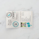 カン・クン メキシコ パスポート 保存日付 案内状 (内部)