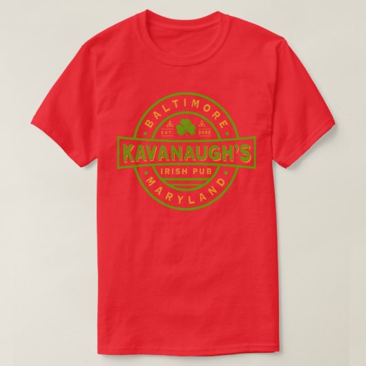 カヴァナウスアイリッシュパブ Tシャツ (デザイン正面)
