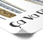 カヴァビエンアラーカナダケフランスのベックモントリオール ポスター (角)