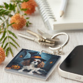 カヴァリアキングカボンプキンハロウィーン怖い キーホルダー (正面右)