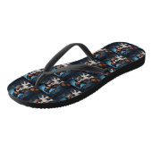 カヴァリアキングカボンプキンハロウィーン怖い ビーチサンダル (アングル)