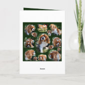 カヴァリアドッグフォトコラージュハッピーバースデー、 カード (裏面)