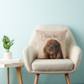 カヴァリエキパーソナライズされたングチャールズスパニエル犬ドッグ クッション (椅子)