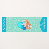 カヴァリエキングチャールズスパニエル犬イヌフィットネス ヨガマット (正面(横))