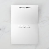 カヴァリエキングチャールズスパニエル犬ウィンターホリデー カード (内部)