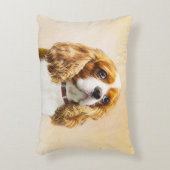 カヴァリエキングチャールズスパニエル犬オリジナルズ アクセントクッション (正面(垂直))