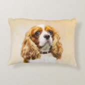 カヴァリエキングチャールズスパニエル犬オリジナルズ アクセントクッション (裏面)