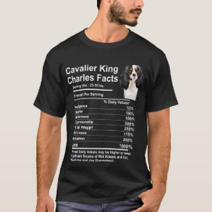 カヴァリエキングチャールズスパニエル犬ファクツ栄養 Tシャツ