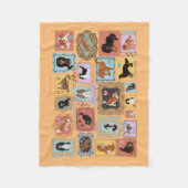 カヴァリエキングチャールズスパニエル犬ブランケット フリースブランケット (正面)