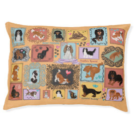 カヴァリエキングチャールズスパニエル犬ベッドアンドピロー ペットベッド