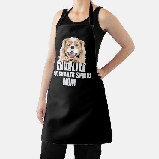 カヴァリエキングチャールズスパニエル犬マムドッグマム エプロン (インサイチュ)