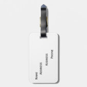 カヴァリエキングチャールズスパニエル犬 ラゲッジタグ (裏面縦)