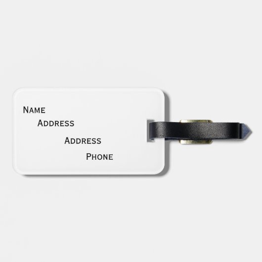 カヴァリエキングチャールズスパニエル犬 ラゲッジタグ (裏面横)