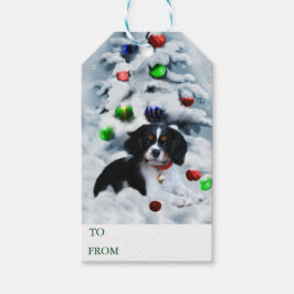 カヴァリエパピーのクリスマスギフトタグ ギフトタグ