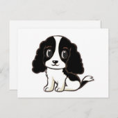 カヴァリエークス黒白の漫画 ポストカード (正面/裏面)