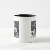 カヴィアガムートの「狼の踊り」 マグカップ (中央)