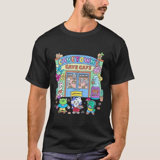 カヴェタウンケーブカフェ Tシャツ (正面)