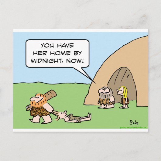 カヴェマンミッドナイトドラッグヘアデートすること ポストカード (正面)