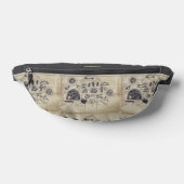 カヴマンスケッチ古代部族トラベルパーソナル ファニーパック (レイダウン)