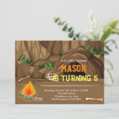 カヴマンパーティー誕生日の招待状 招待状 (スタンド正面)