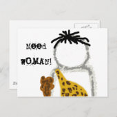 カヴマン幽霊 ポストカード (正面/裏面)