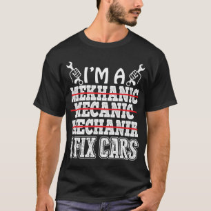 カーおもしろいエンジニア機械エンジニアリング Tシャツ
