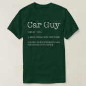 カーおもしろいガイMens男の子ギフトカーガイ定義 Tシャツ (デザイン正面)
