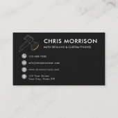 カーお洒落ディテールシールドロゴプロフェッショナル 名刺 (裏面)