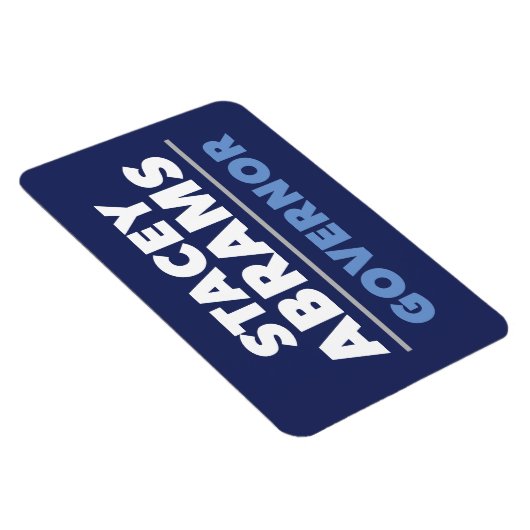 カーはっきりしたマグネット – GAガバナー用Stacey Abrams マグネット (右側)