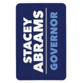 カーはっきりしたマグネット – GAガバナー用Stacey Abrams マグネット (縦)