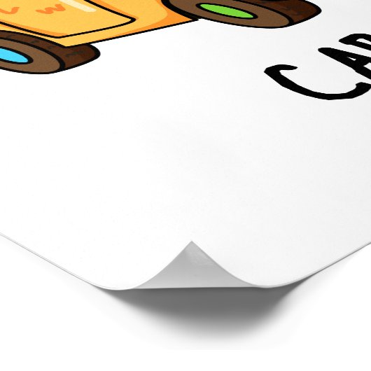 カーアミルキャンディおもしろいカープン ポスター (角)