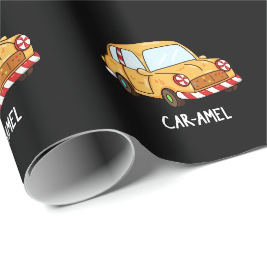 カーアメルおもしろいキャンディカープンダークBG ラッピングペーパー (ロールコーナー)