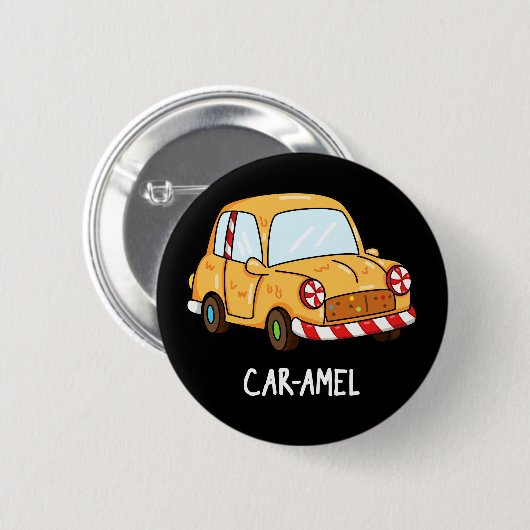 カーアメルおもしろいキャンディカープンダークBG 缶バッジ (正面&裏面)