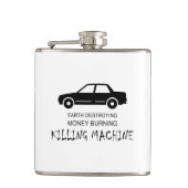 カーアース破壊貨幣焼損殺機 フラスク (正面)