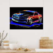 カーアート ポスター (キッチン)