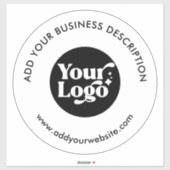 カーウィンドウデカールブランドロゴWebサイトホワイト シール (シート)